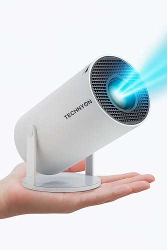 HY300 PRO+ 2026 | 1080P Full HD WiFi Projector with Android 11.0 – 12000 Lumens Portable Home Theater & Outdoor Movie Projector | Screen Mirroring for iOS/Android | Gaming & HDMI Compatible